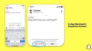 Snapchat يصعب على الغرباء الاتصال بالمراهقين